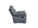 Zubaida - Two Tone Velvet Recliner Sofa With USB Port Drop Down Table