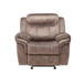 Zubaida - Two Tone Velvet Glider Recliner