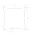 Pillows, Square, Insert Included, Decorative Throw, Hypoallergenic