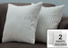 Pillows, Square, Insert Included, Decorative Throw, Hypoallergenic
