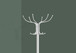 Coat Rack, Hall Tree, Free Standing, 12 Hooks, Entryway, 70"H, Umbrella Holder, Contemporary & Modern