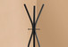 Free Standing Coat Rack 3 Hooks For Entryway