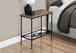 Accent Side Table, Narrow, Small, 2 Tier, Elegant Design