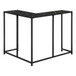 Corner Accent Console Table For Entryway, Unique L-Shaped Design