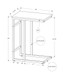 Accent Table, C - Shaped, Contemporary & Modern, Versatile Use