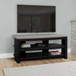 TV Stand, Console, Media Entertainment Center, 3 Storage Shelves