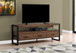 TV Stand, Console, Media Entertainment Center, Storage Drawers, Modern