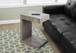 Accent Table, C - Shaped Contemporary & Modern - Taupe