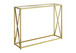 Accent Console Table For Entryway, Contemporary & Modern - Gold