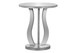 Accent Table, Side Mirror, Transitional - Silver