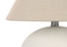 Lighting, Table Lamp Contemporary - Cream