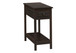 Accent End Table, 2 Tier, Storage Drawer, Transitional - Walnut