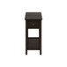 Accent End Table, 2 Tier, Storage Drawer, Transitional - Walnut
