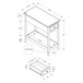 Accent End Table, 2 Tier, Storage Drawer, Transitional - Walnut
