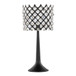 Jasper - Contemporary Buffet Lamp (Set of 2) - Matte Black / Clear Crystal