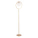 Moon - Contemporary Floor Lamp - Gold / Frosted
