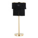 Fringe - Contemporary Buffet Lamp (Set of 2) - Royal Gold / Black Fringe