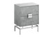 Accent Side Table, Storage Drawer, Modern Design