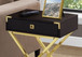 Accent Side Table, Storage Drawer, Stylish Design Contemporary & Modern