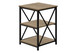 3 Tier Accent Table, Side Marble Look Contemporary & Modern