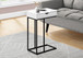 Accent Table, C - Shaped Contemporary & Modern Versatile Design