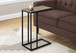 Accent Table, C - Shaped, Space-Saving Functionality
