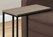 Accent Table, C - Shaped, Space-Saving Functionality