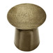 Drum Accent Side Table, Hammered Texture
