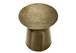 Drum Accent Side Table, Hammered Texture