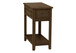 Accent End Table, 2 Tier, Narrow, Lamp, Storage Drawer, Charming Design