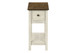 Accent End Table, 2 Tier, Narrow, Lamp, Storage Drawer, Charming Design