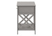 Accent End Table, 2 Tier, Storage Drawer, Transitional Style