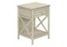 Accent End Table, 2 Tier, Storage Drawer, Transitional Style