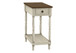 Accent End Table, 2 Tier, Storage Drawer, Traditional Stylish Design