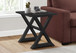 Compact Accent End Table, Square, Transitional