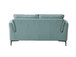 Mesut - Top Grain Leather Loveseat - Sage Green
