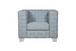Saree - Chenille Chair - Light Blue