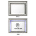 Antares - Mirror With LED - Light Gray