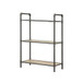 Itzel - Antique Bookshelf - Gray / Oak