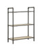 Itzel - Antique Bookshelf - Gray / Oak