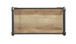 Itzel - Antique Bookshelf - Gray / Oak