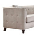 Cyndi - Velvet Sofa With 2 Pillows - Tan