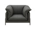 Tadi - Top Grain Leather Chair - Black