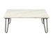 Telestis - Marble Top Coffee Table - Black / White Marble