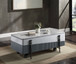 Wilkins - High Gloss Coffee Table With Lift Top - Gray / White