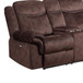 Jimny - Domino Power Console Reclining Loveseats With Power Switch