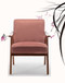 Accent Chair, Classic Mid Century Modern For Extra Seating