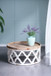 Stylish Rustic Round Wooden Table