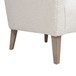 Nimbus - Curved Accent Chair - Ivory White