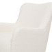 Nimbus - Curved Accent Chair - Ivory White